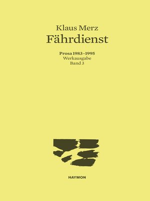 cover image of Fährdienst